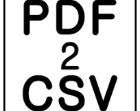 Download PDF2CSV 4.1.0 Latest Version